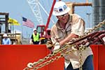 Oil rig worker