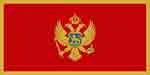Montenegro flag courtesy of Wikimedia Commons