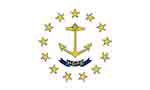 Rhode Island state flag courtesy of FlagPictures.org