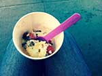 Bowl of yogurt