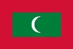 Maldivian flag (courtesy of Wikipedia)